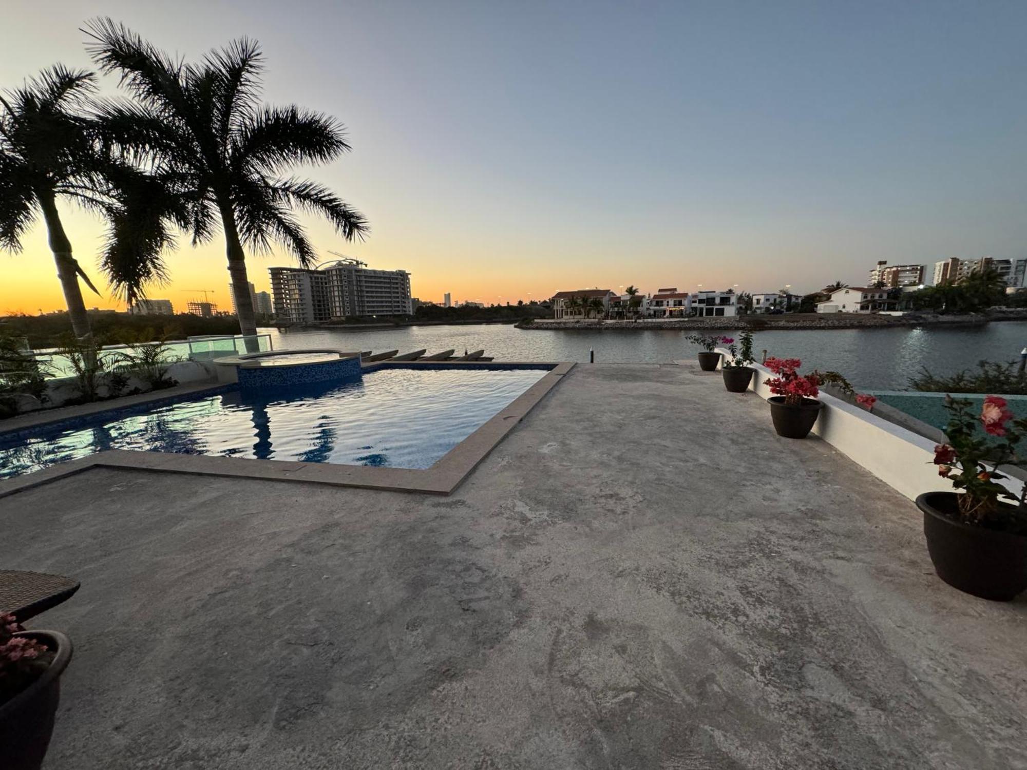 Вилла Casa Isla Marina Vista Al Mar 20 Personas Масатлан Экстерьер фото